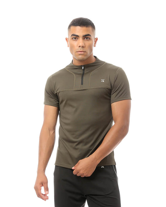 Sturdy Half Zip Tee